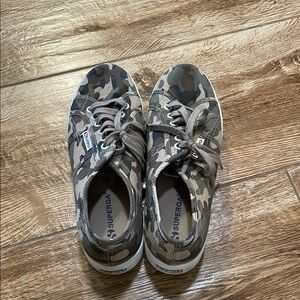 Superga Camo Print Sneakers